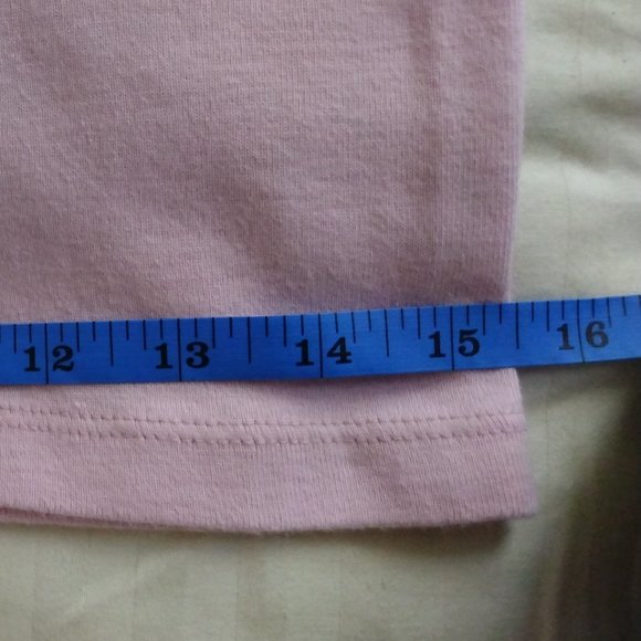 Zara light pink T-shirt. Has a small spot on back left near hem. Size L. - Picture 7 of 11